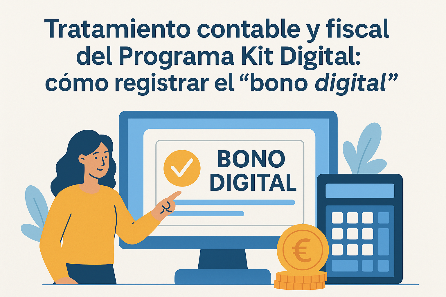 Tratamiento contable y fiscal del Programa Kit Digital: cómo registrar correctamente el “bono digital”