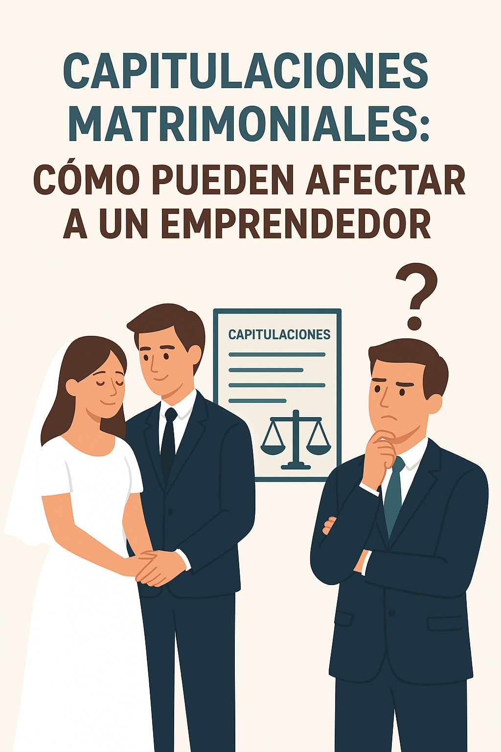 Capitulaciones matrimoniales: cómo pueden afectar a un emprendedor