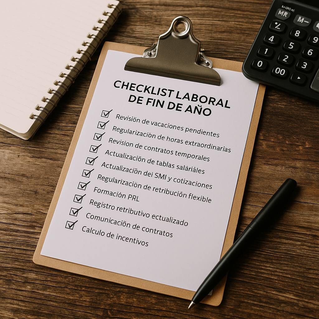 Checklist laboral de fin de año: todo lo que tu pyme debe revisar antes del 31 de diciembre