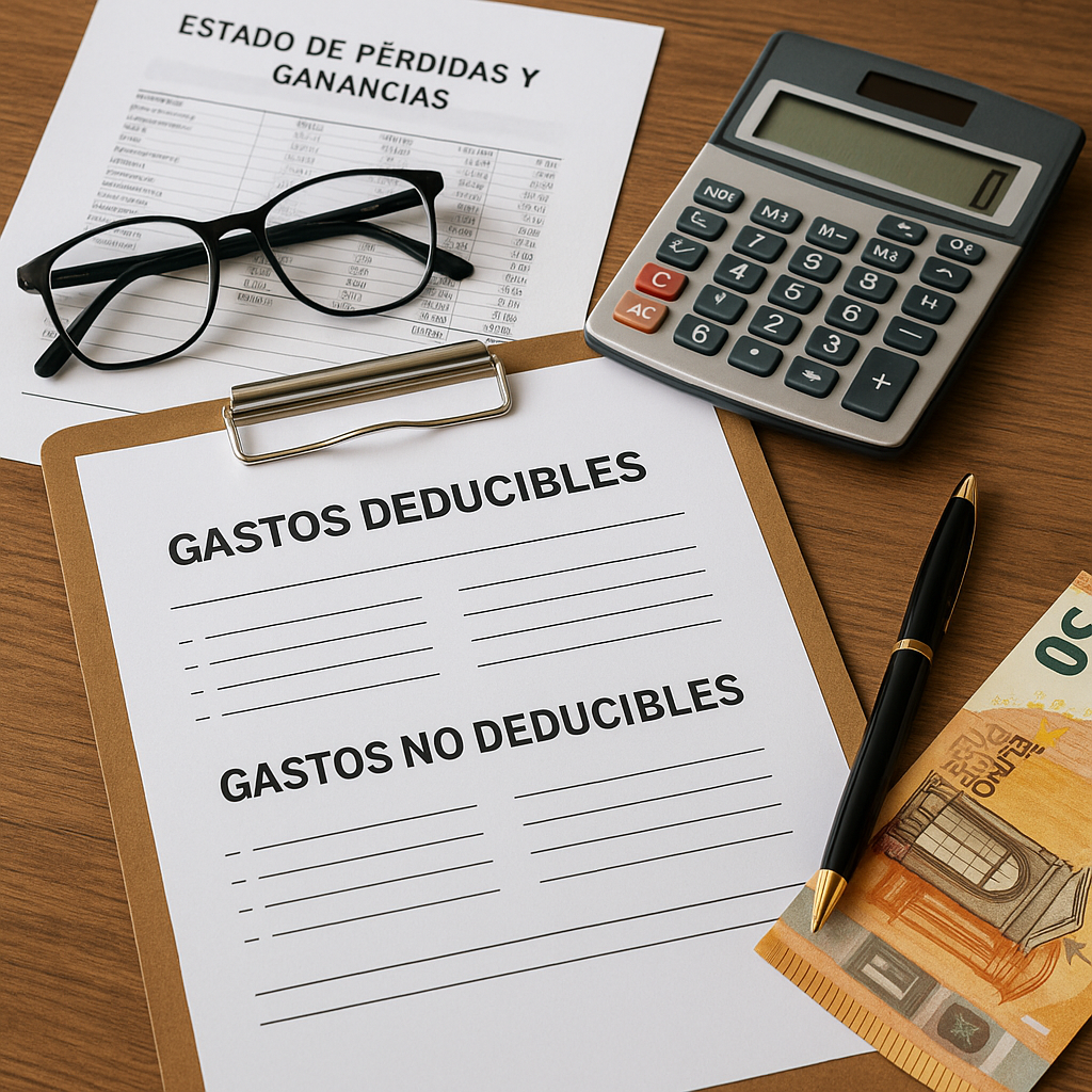Gastos deducibles y NO deducibles en una pyme: guía práctica 2026