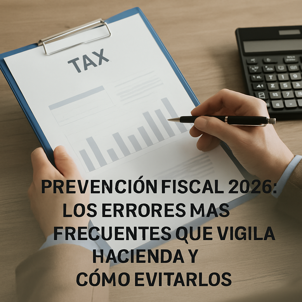Prevención fiscal 2026: los errores más frecuentes que vigila Hacienda y cómo evitarlos