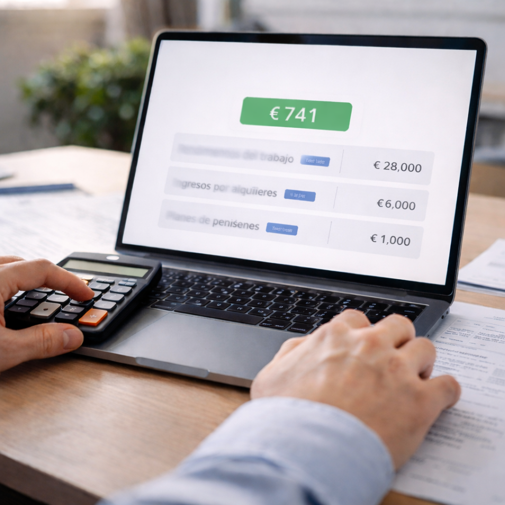 Simulador de la Renta 2025 declaración a pagar o devolver resultado estimación