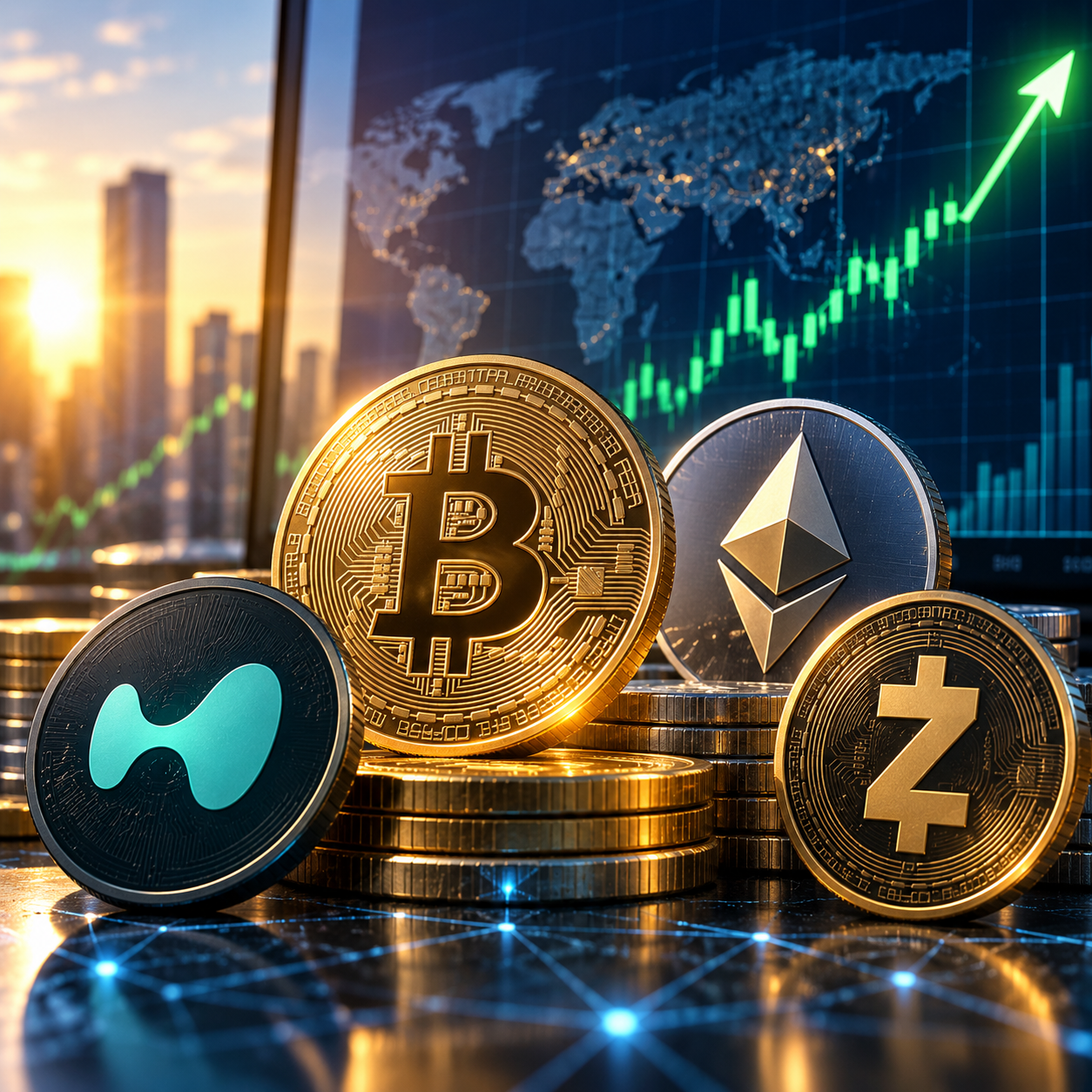 Bitcoin y evolución del mercado cripto durante septiembre de 2026, con especial atención a Zcash y Hyperliquid.